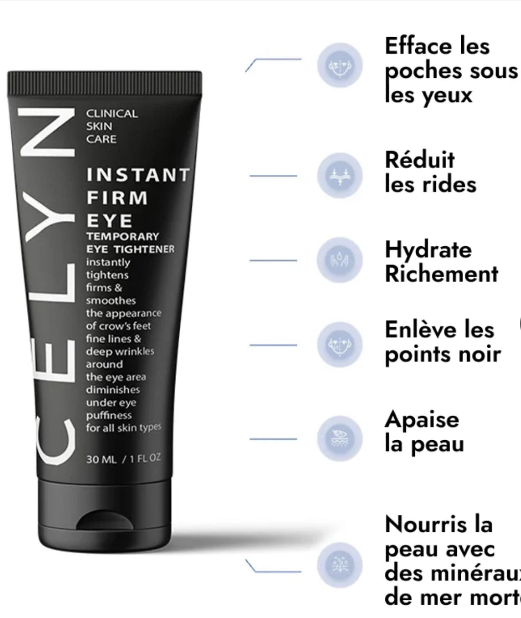 Crème Anti Cernes et Rides Instantanée